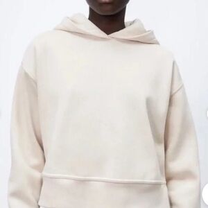 Zara Women's Cream Hoodie